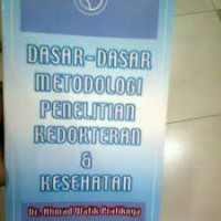 Image of DASAR-DASAR METODOLOGI PENELITIAN KEDOKTERAN & kesehatan