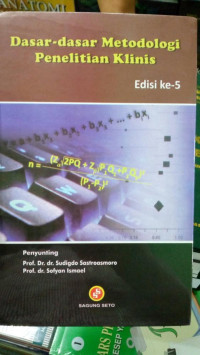 Image of Dasar-dasar metodologi penelitian klinis