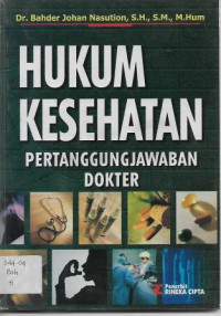 Image of Hukum Kesehatan Pertanggungjawaban Dokter
