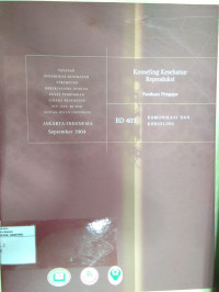 Image of Konseling kesehatan Reproduksi : Panduan pengajar