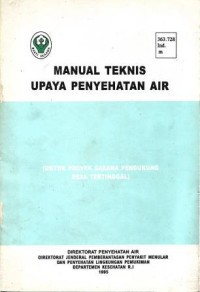 Image of Manual Teknis Upaya Penyehatan Air