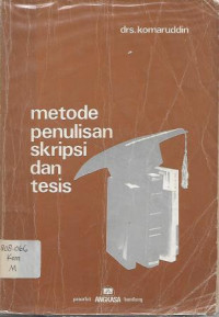 Image of Metode Penulisan Skripsi dan Tesis