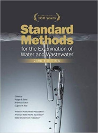Image of Standard methods for the examination of water and wastewater