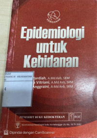 Image of Epidemiologi Untuk Kebidanan