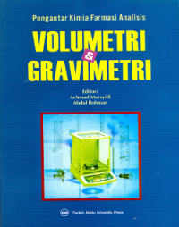 Image of Pengantar Kimia Farmasi Analisis Volumetri &  Gravimetri