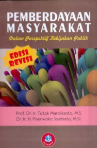 Image of Pemberdayaan Masyarakat dala, Perspektif Kebijakan Publik