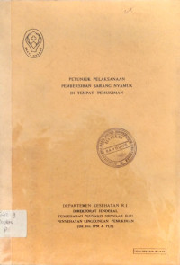 Image of Petunjuk Pelaksaan Pembersihan Sarang Nyamuk di Tempat Pemukiman