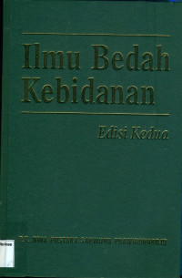 Image of Ilmu bedah kebidanan Sarwono Edisi kedua
